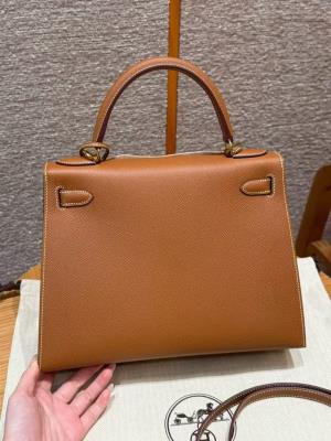 wholesale quality hermes kelly 28 epsom sellier gold ghw